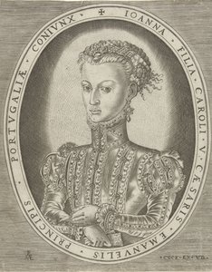 Portrait of Johanna of Habsburg by Pieter van der Heyden