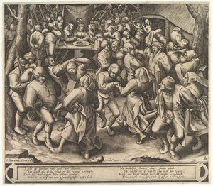 The Peasant Wedding Dance by Pieter van der Heyden