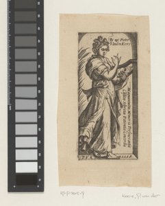 Female Personification of Virtue (?) by Pieter van der Keere