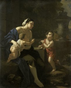 Blowing Bubbles by Pieter van der Werff (attributed to)