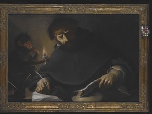 St. Dominic and the Devil by Pietro (1605 78) Della Vecchia
