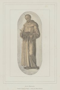 St Francis of Assisi by Pietro (after) Perugino