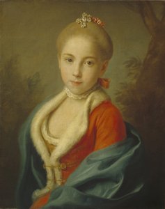 Portrait of Princess Catherine of Holstein-Beck by Pietro Antonio Rotari