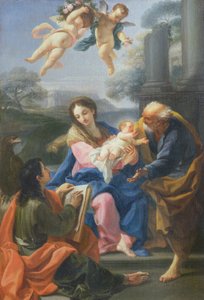 The Holy Family with the Artist