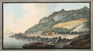 View of a part of the outside of the cone of the Solfaterra, Plate XXIII from 