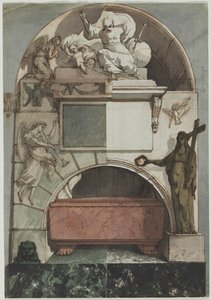 Design for a Fresco of an Artist