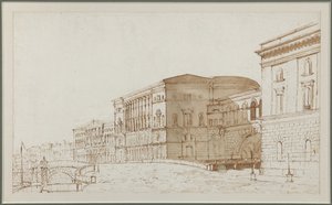 The Hermitage Theatre in Saint Petersburg by Pietro Gonzaga