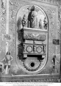 Diagonal View of the Mausoleum of Count Senator Agostino Onigo in the Church of S. Niccolò in Treviso by Pietro Lombardo