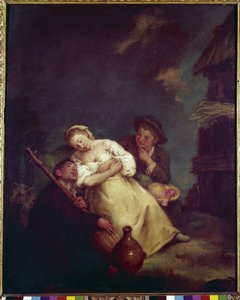 Sleeping Agriculture (The Sleeping Peasant Woman) by Pietro Longhi