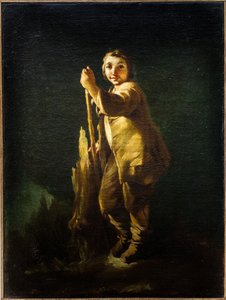 Standing shepherd, ca. 1740 by Pietro Longhi