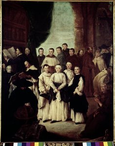 The Fraternity of Venice (La frateria di Venezia) by Pietro Longhi