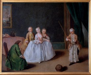 The Game of the Pot by Pietro Longhi