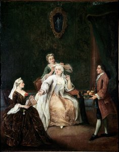 The Hairdresser by Pietro Longhi