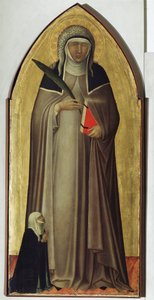 Polyptych of the Life of Beata Umilta (detail) by Pietro Lorenzetti
