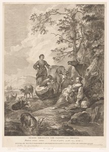 Israelite Women Herding the Flock (series title: New and Old Testament) by Pietro Monaco