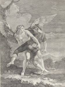 Jacob Wrestling the Angel by Pietro Monaco