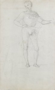 A Study for a Figure in an Adoration of the Magi