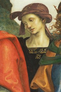 Jeremiah (detail) by Pietro Perugino