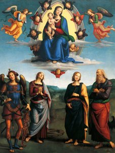 Madonna in Glory by Pietro Perugino
