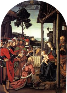 The Adoration of the Magi by Pietro Perugino