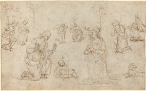 The Adoration of the Shepherds by Pietro Perugino