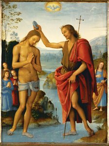 The Baptism of Christ by Pietro Perugino