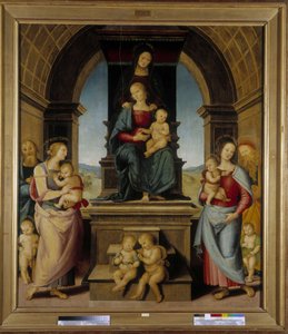 The Family of St. Anne by Pietro Perugino