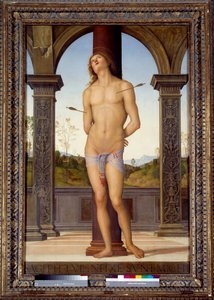 The Martyrdom of San Sebastian (or St Sebastian) by Pietro Perugino