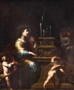 Saint Cecilia by Pietro Ricchi