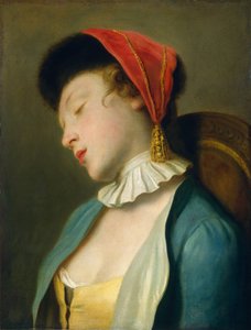 A Sleeping Girl, 1760-1762
