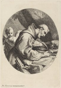 Saint Francis by Pietro Antonio Rotari