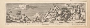 Allegory of the Route Between Rome and Florence (History of Emperor Constantine) by Pietro Sante Bartoli