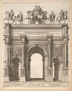 Arch of Septimius Severus in Rome by Pietro Sante Bartoli