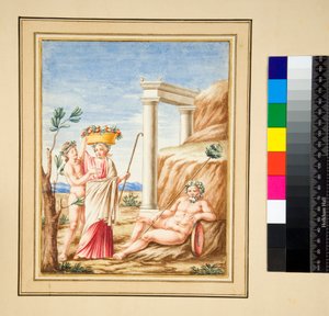 Man Reclining, Lady and Youth
