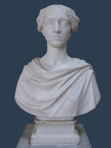 Portrait Bust of Countess Tatyana Stroganova by Pietro Tenerani
