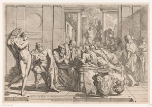Alcibiades Interrupts Conversation Between Socrates and His Friends