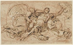 Assumption of a Saint by Pietro Testa