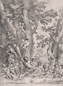 The Garden of Charity, ca. 1631-37 by Pietro Testa