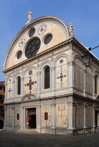 View of the church Santa Maria dei Miracoli in Venice in 2007 by Pietro Lombardo and his sons by Pietro Tullio and Antonio I Lombardo