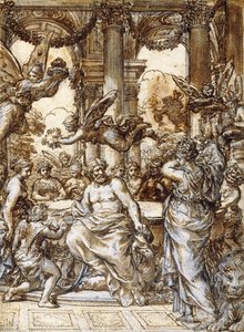 Cybele before the Council of the Gods by Pietro da Cortona