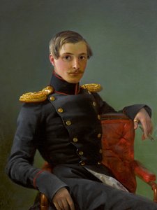 Portrait of Andrei Nikolaevich Karamzin by Pimen Nikitich Orlov