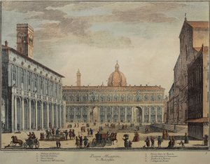 Piazza Maggiore or Piazza Grande, Bologna by Pio Panfili