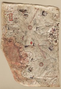 The Piri Reis World Map, 1513 by Piri Reis