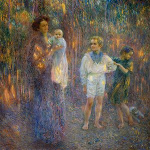 Younger sister by Plinio Nomellini