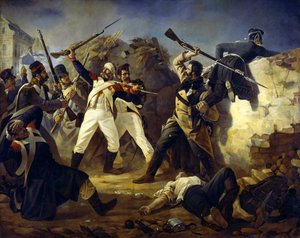 The Heroic deed of the Grenadier Leonty Korennoy by Polidor Ivanovich Babaev