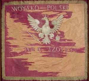 Flag of the Sixth Infantry Regiment of the Duchy of Warsaw, 1807 by Polish School