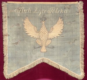 Pennant from the time of the Tadeusz Kosciuszko Uprising in 1794 by Polish School