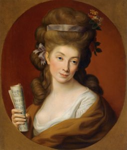 Portrait of Princess Izabela Elzbieta Potocka, nee Lubomirska (1736-1816) by Pompeo Girolamo Batoni