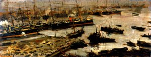 Port of Genoa by Pompeo Mariani