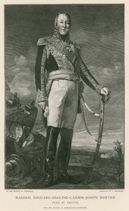 Marshal Edouard-Adolphe-Casimir-Joseph Mortier by Ponce Camus. Marie Nicholas